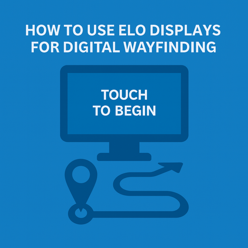 How to Use ELO Displays for Digital Wayfinding
