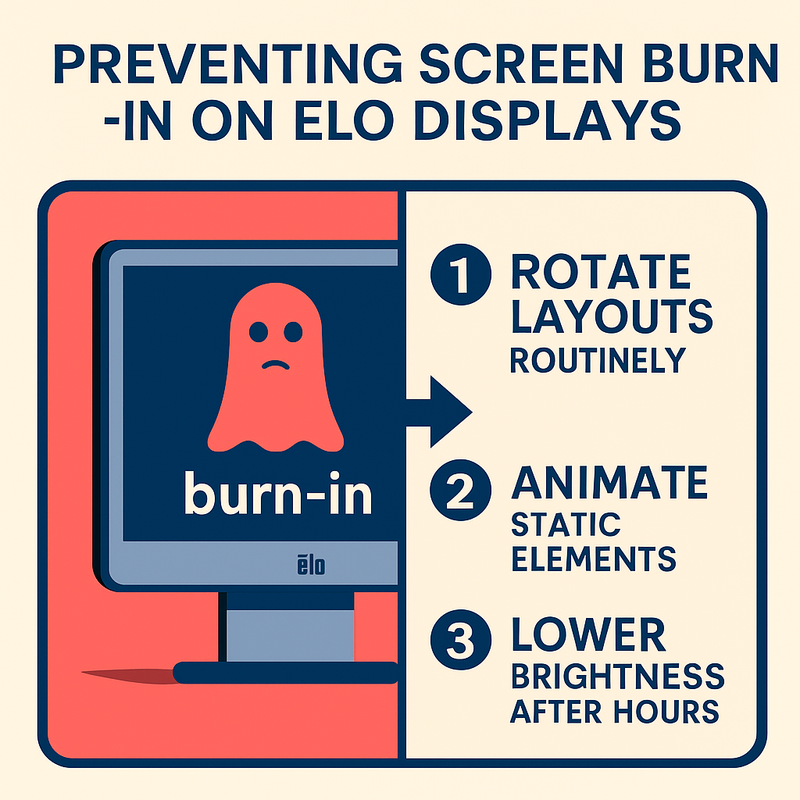 Preventing Screen Burn-In on ELO Displays—The Complete Guide