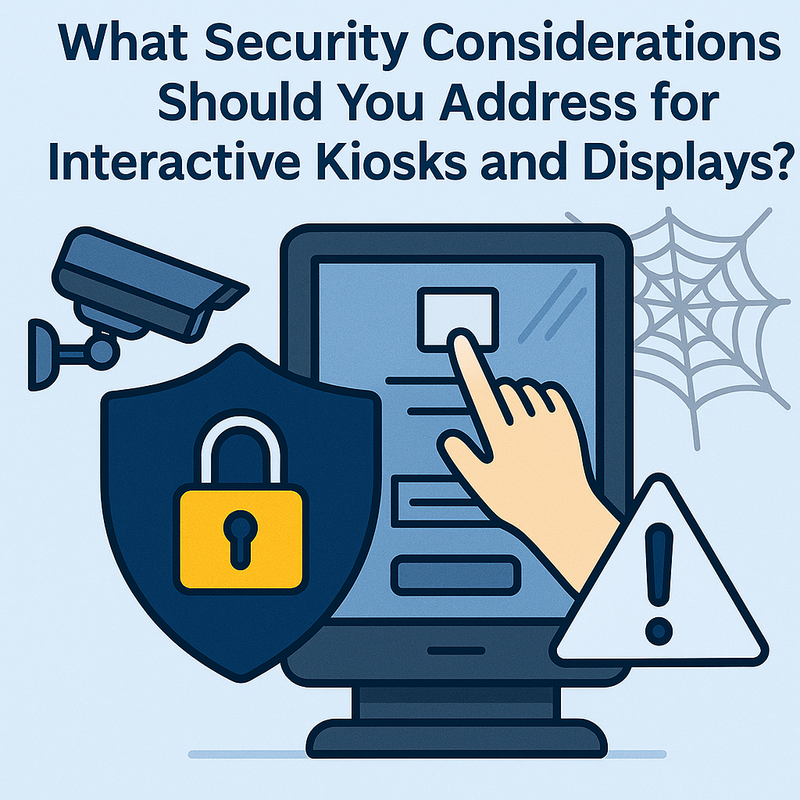 What Security Considerations Should You Address for Interactive Kiosks and Displays?