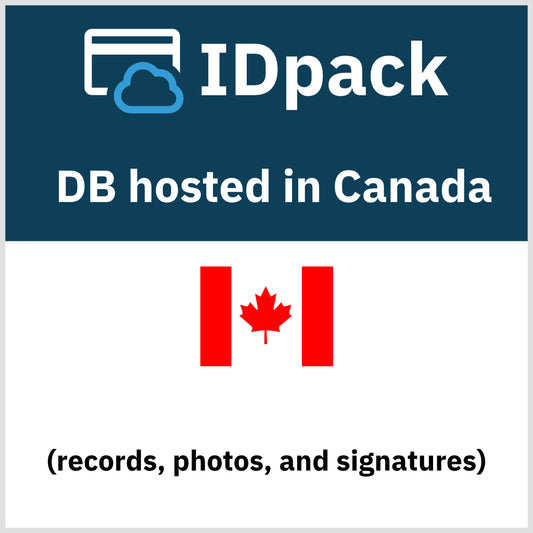 IDpack - Database Hosted in Canada (Records, Photos, and Signatures)